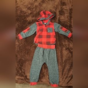 Boys Plaid Jumpsuit